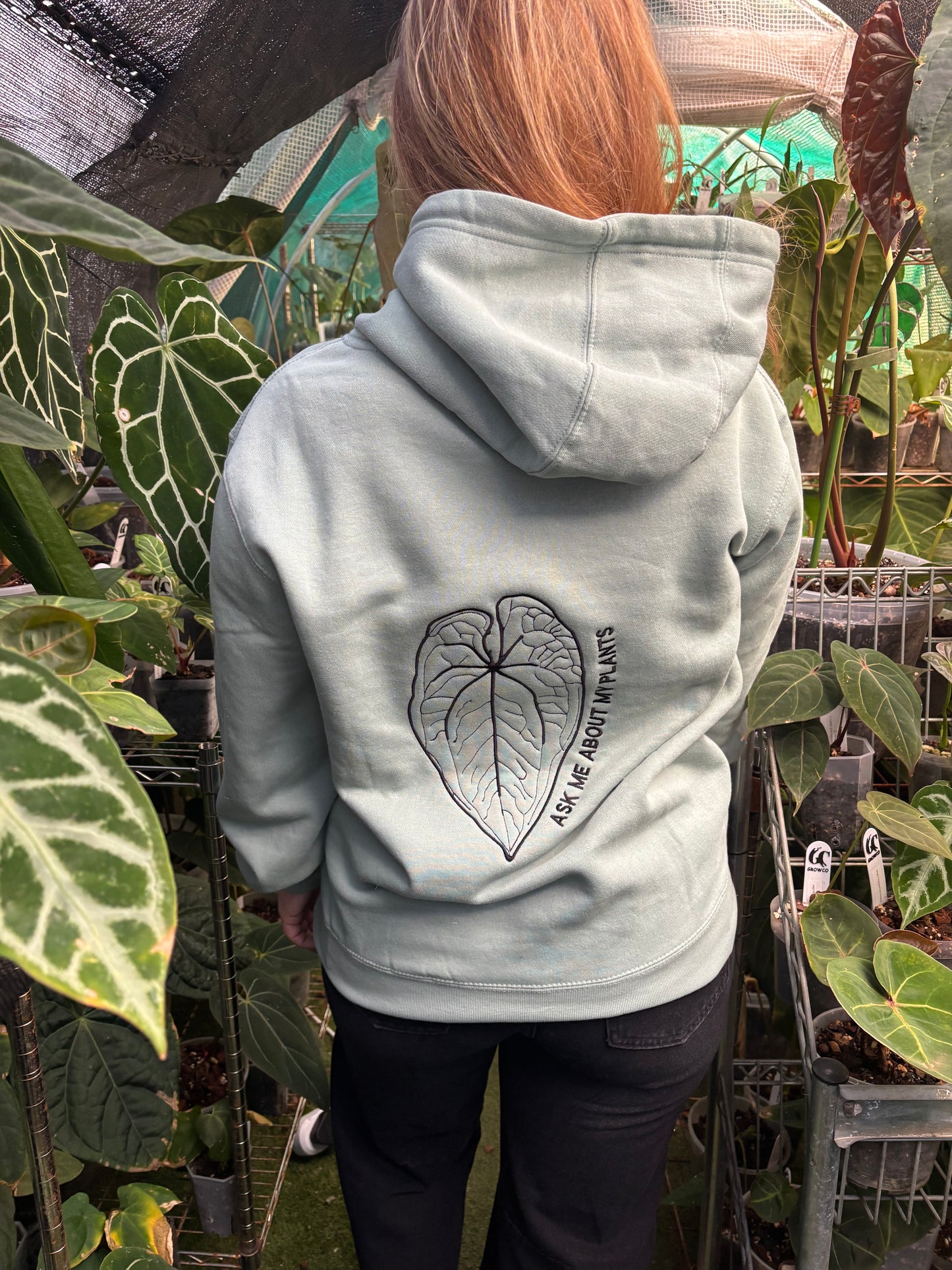 Ask me about my plants hoodie