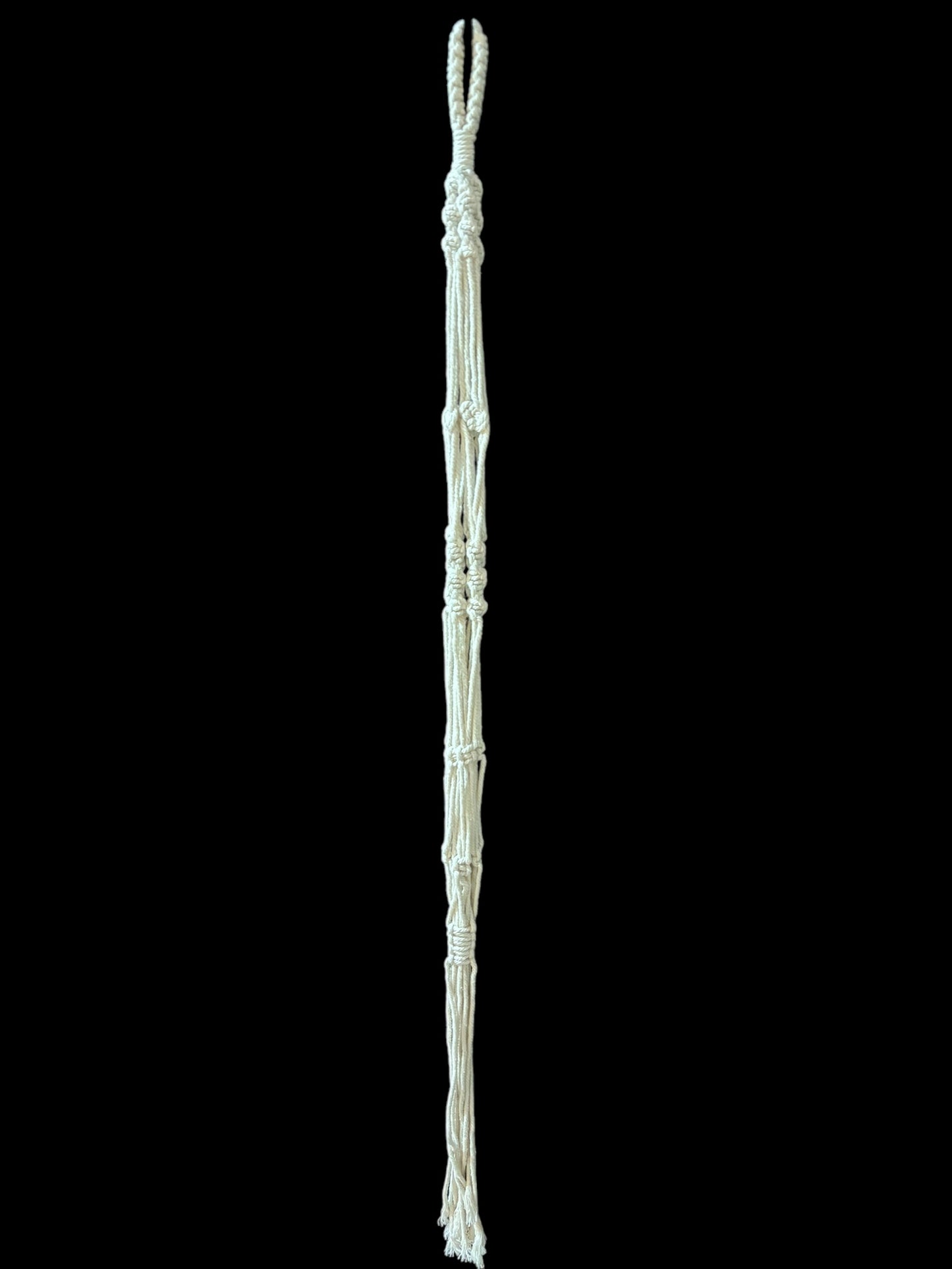 Stillknots - Ivory macramé plant hanger