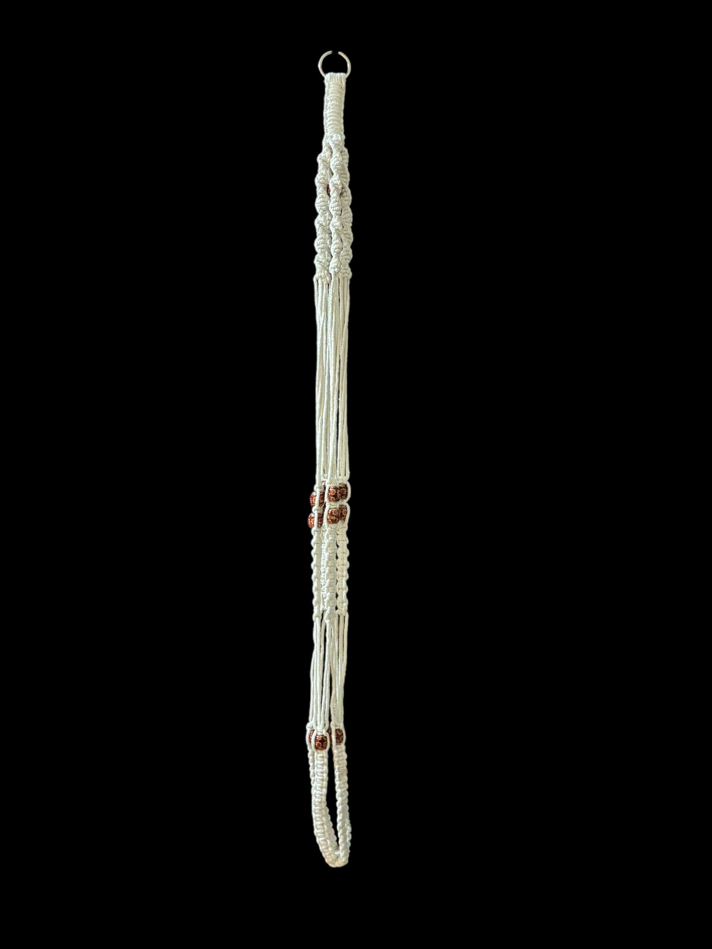 Ron Weavely - Ivory macramé plant hanger