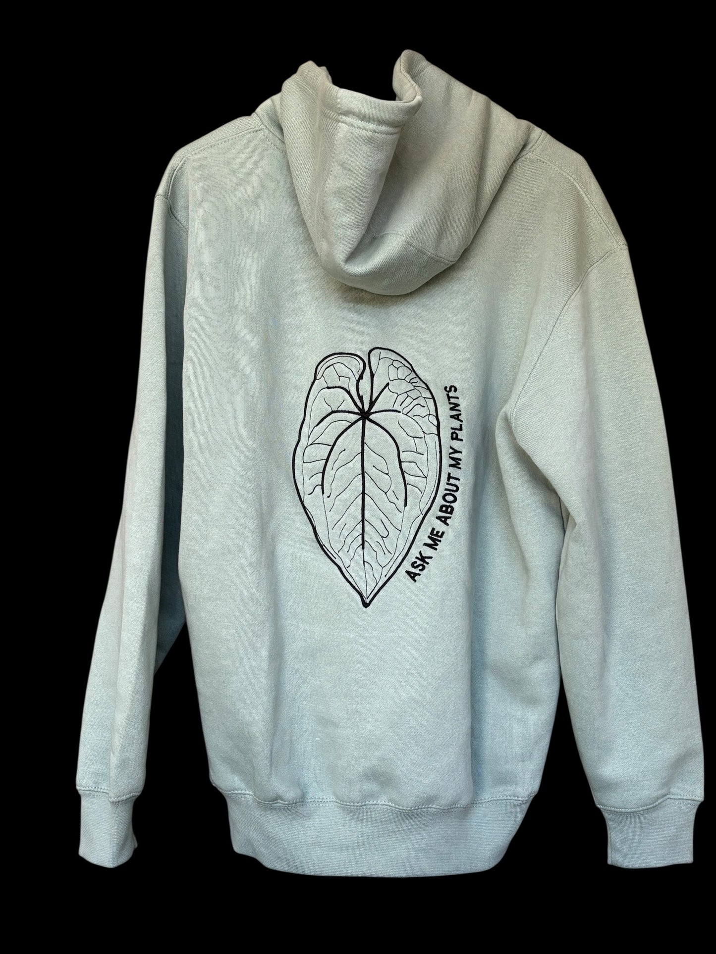 Ask me about my plants hoodie
