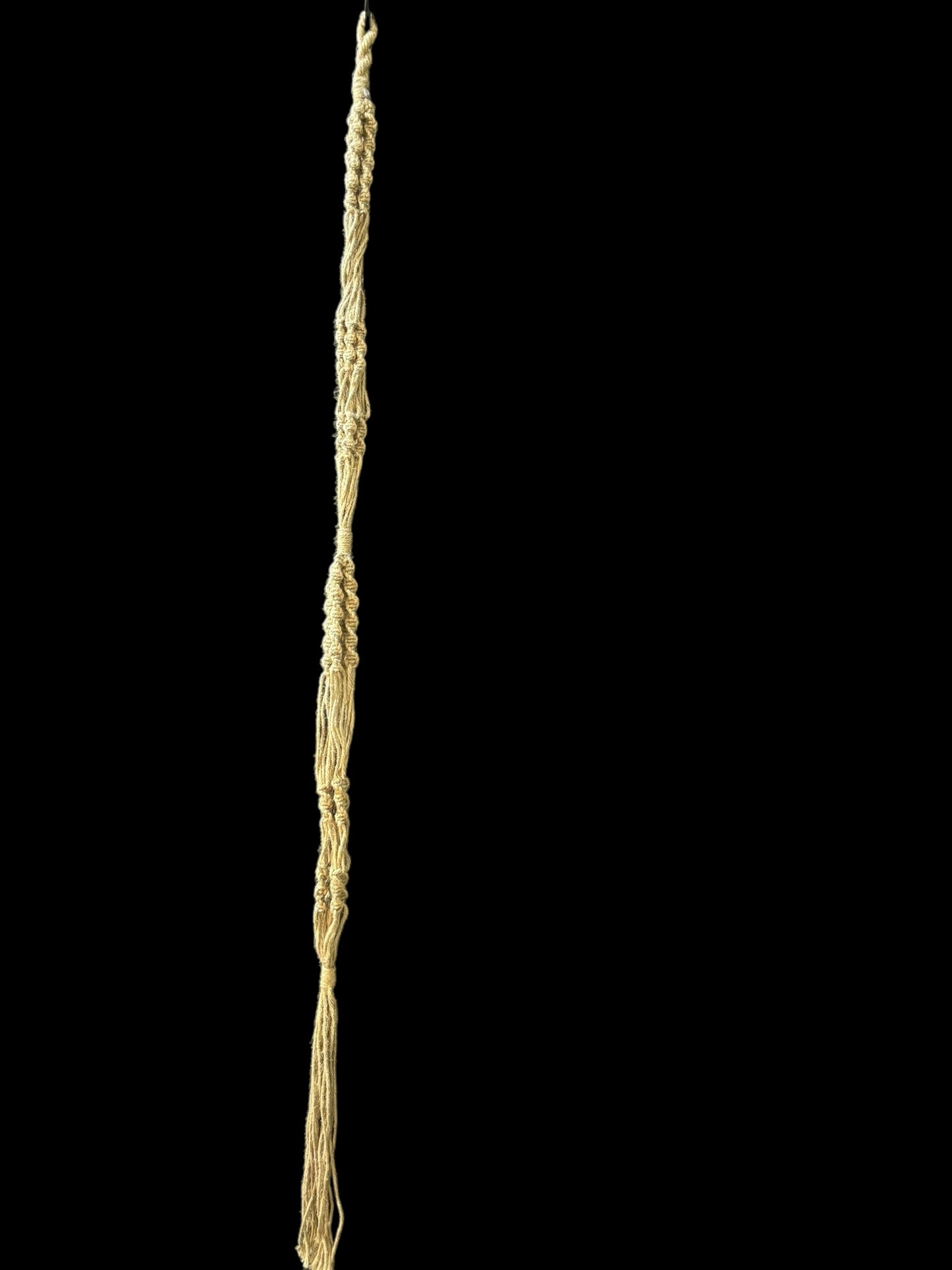 Twisted sisters - Jute macramé hanger