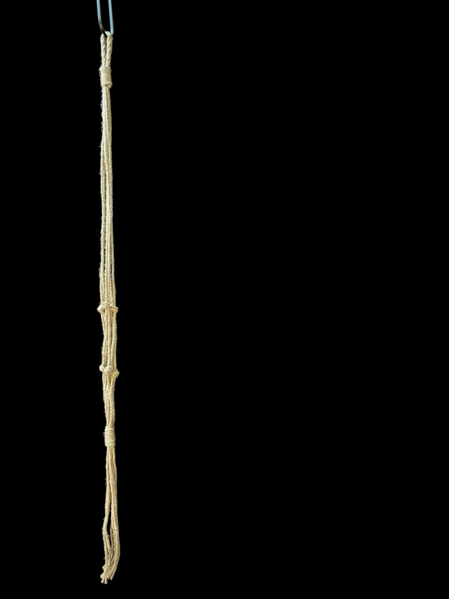 French plait - Jute macramé hanger